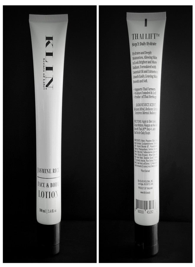 كلين لوشن الوجه والجسم بالأرز والياسمين من كلين 100 مل | 3.4 أونصة سائلة - تاي ليفت™ الخطوة 3: الترطيب اليومي - Image 5